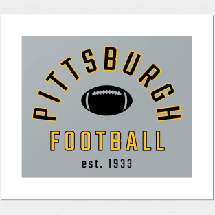 Vintage Pittsburgh Football Posters and Art